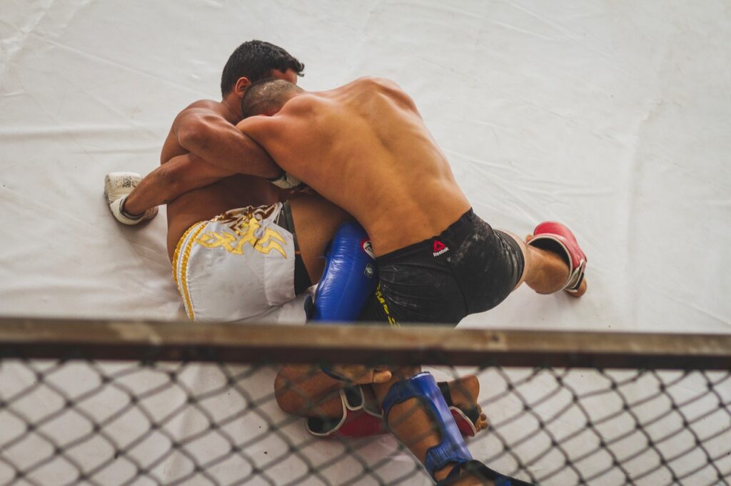 mma fighters match